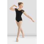 Bloch M411C Mirella Mesh Cap Sleeve Leotard