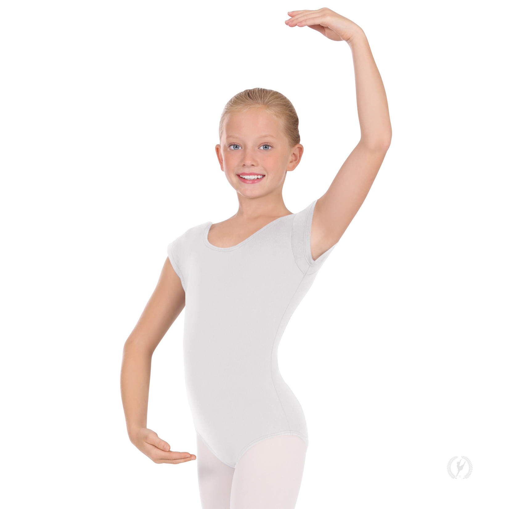 Eurotard 44286 - Girls Bow Back Cap Sleeve Leo
