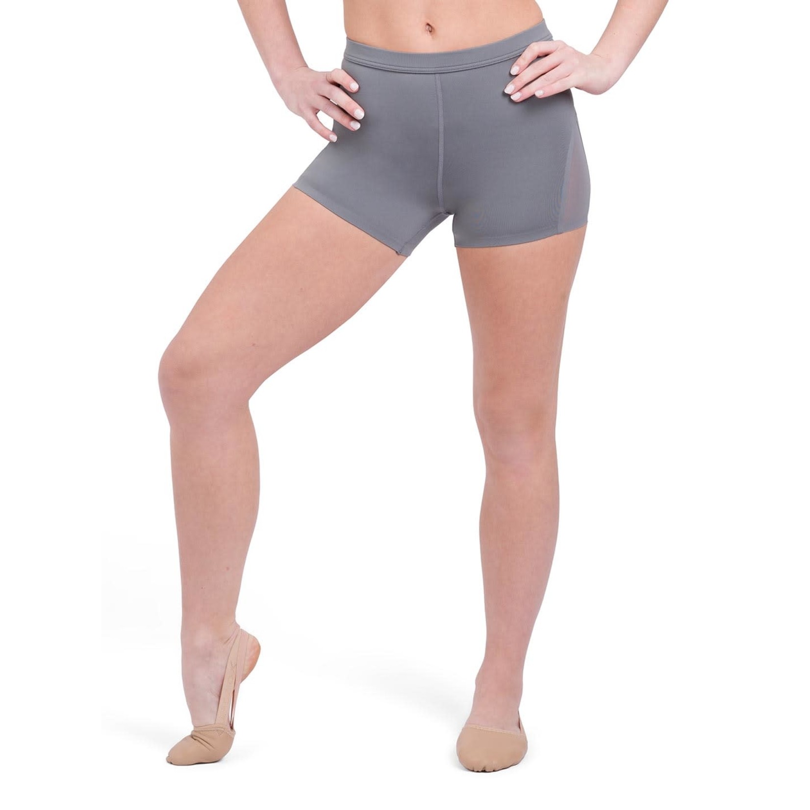 Capezio 11286W Tech Shorts - Gray S