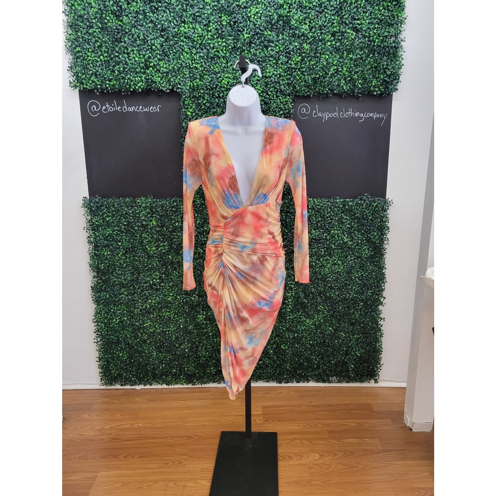 Fiestar FS21F720 Dress - Orange Multi