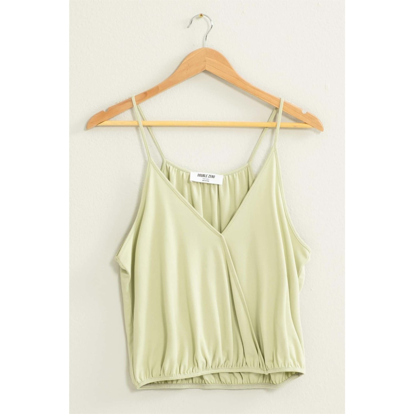 Double Zero All Play Cropped Sleeveless Cami Top