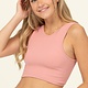 Double Zero Get Ready Twisted Backless Seamless Tank Top