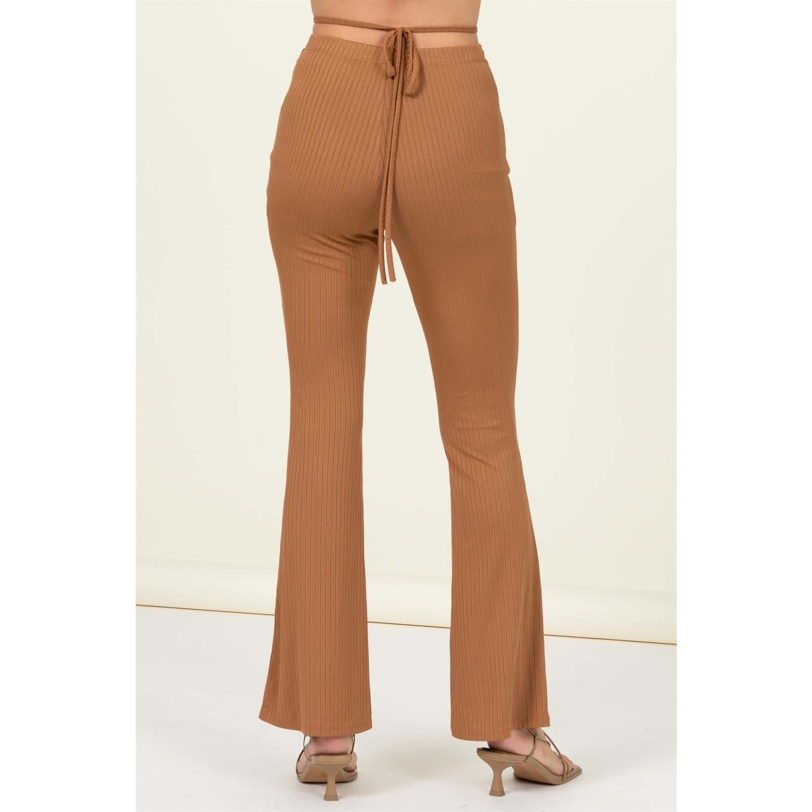 HYFVE Keep a Secret Flared Cutout Trousers