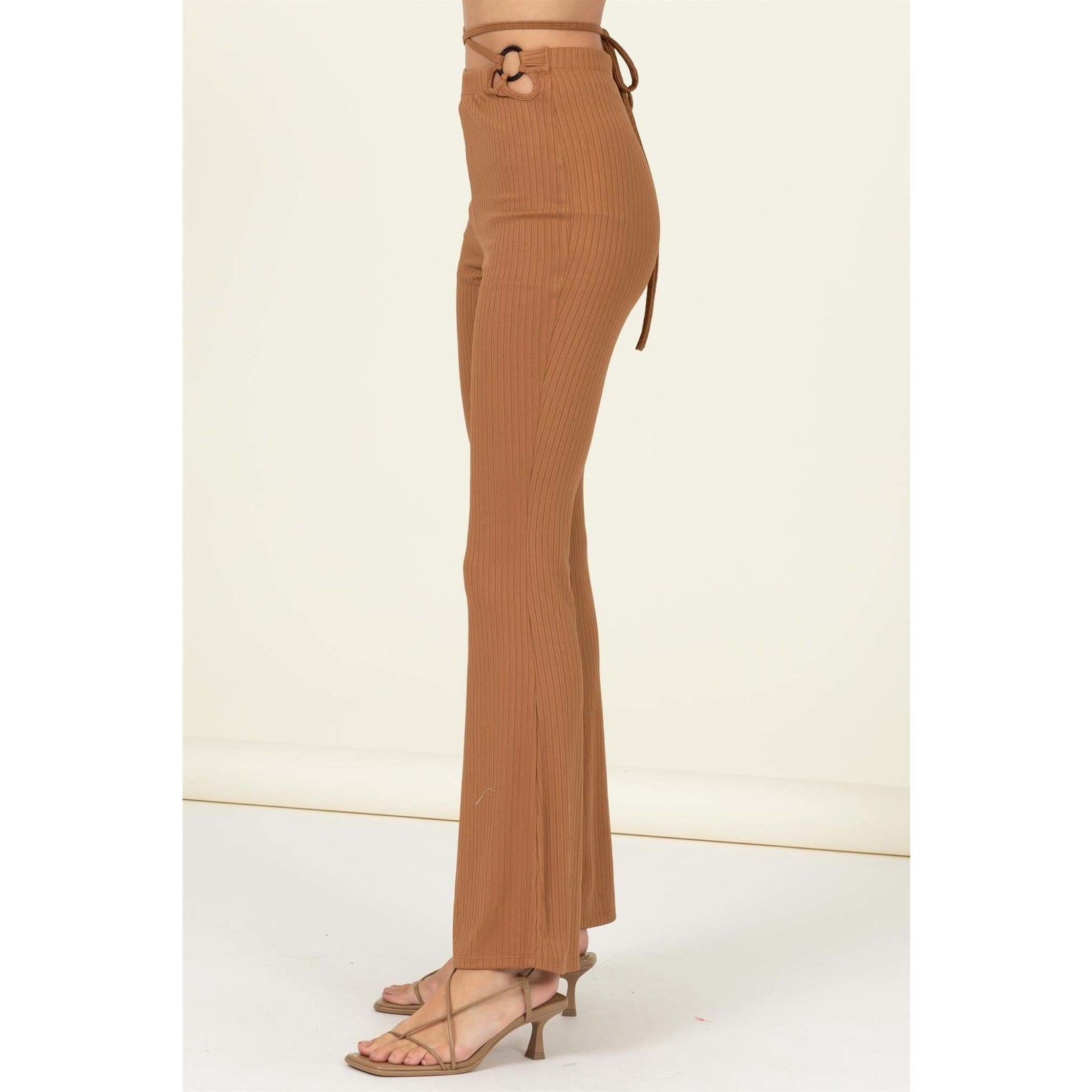 HYFVE Keep a Secret Flared Cutout Trousers