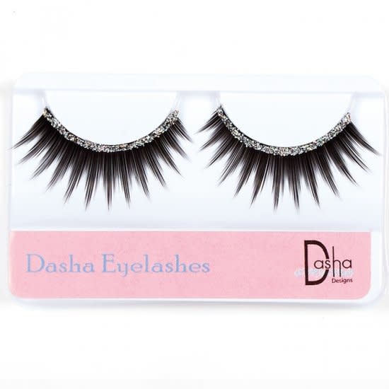 Dasha Designs 2481B Glitter Eyelashes w/Glue