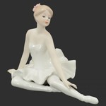 Dasha Designs 6017C Ceramic Ballet Dancer (Pensive Dancer Pose)