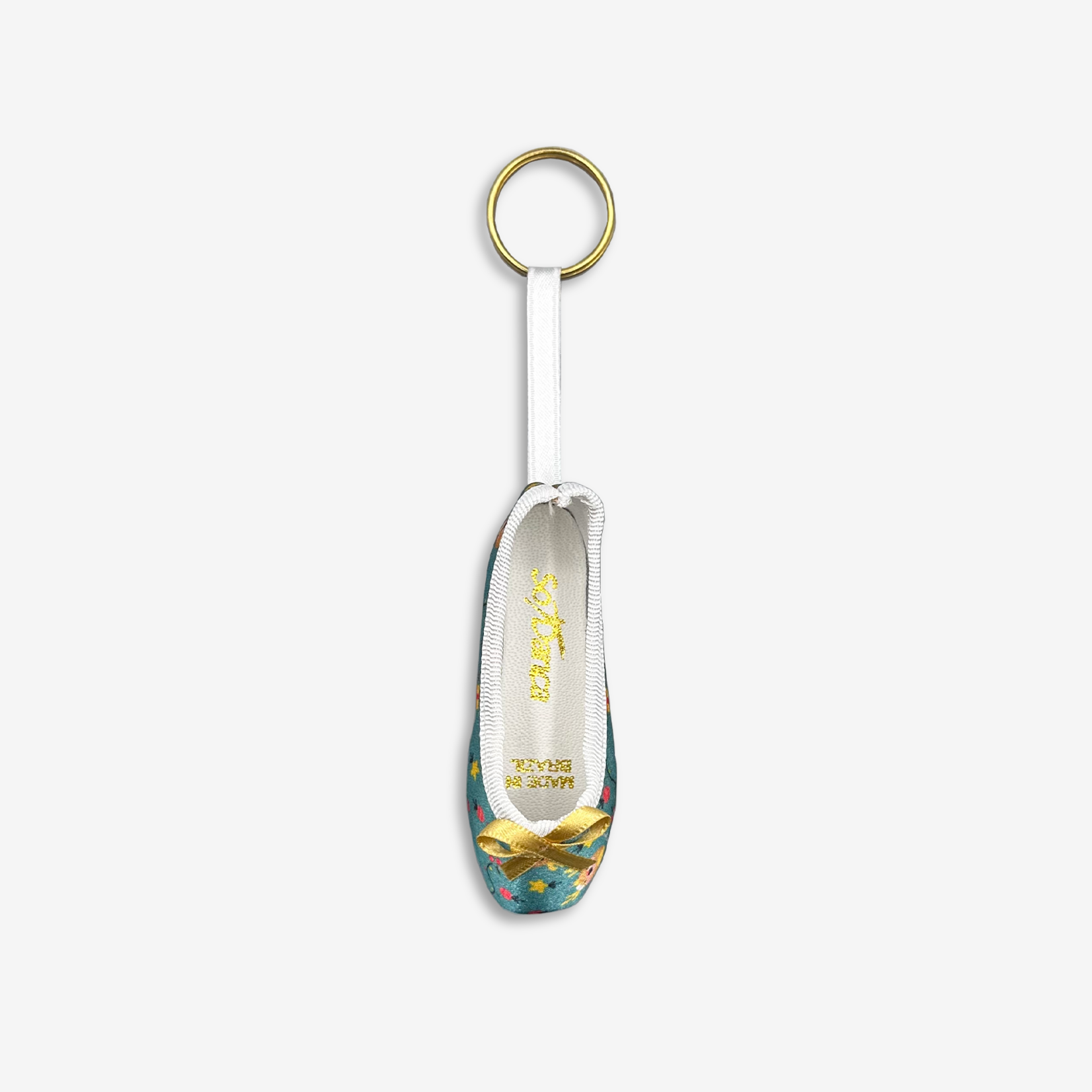 SoDanca KC15 Christmas Mini Pointe Shoe Keychain