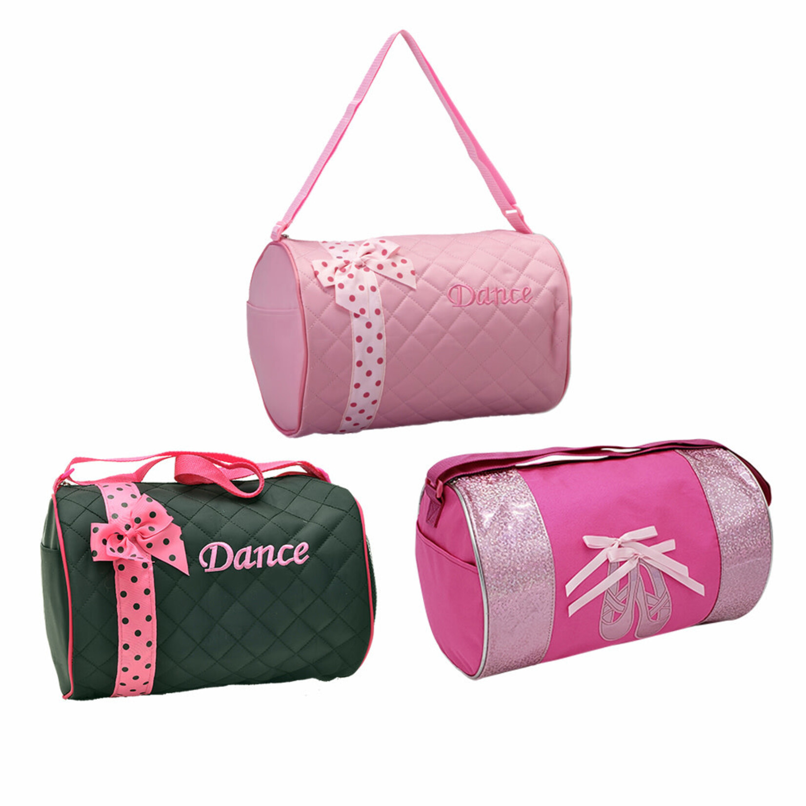 tyvm Polka Dot Ribbon Duffels 44012