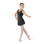 Bloch CR9031 Front Tab Lace Skirt - Black 6x-7