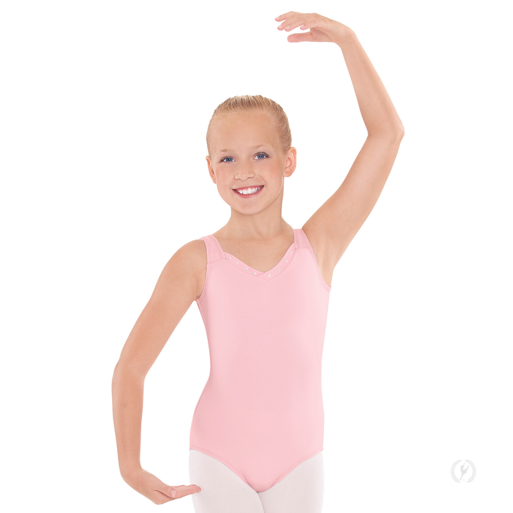 Eurotard 33916C Crystal V Neck Tank Leotard