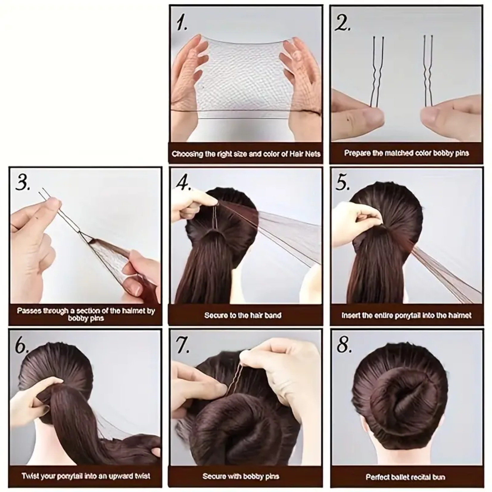 Claypool Dancewear Company AH010 Hair Nets
