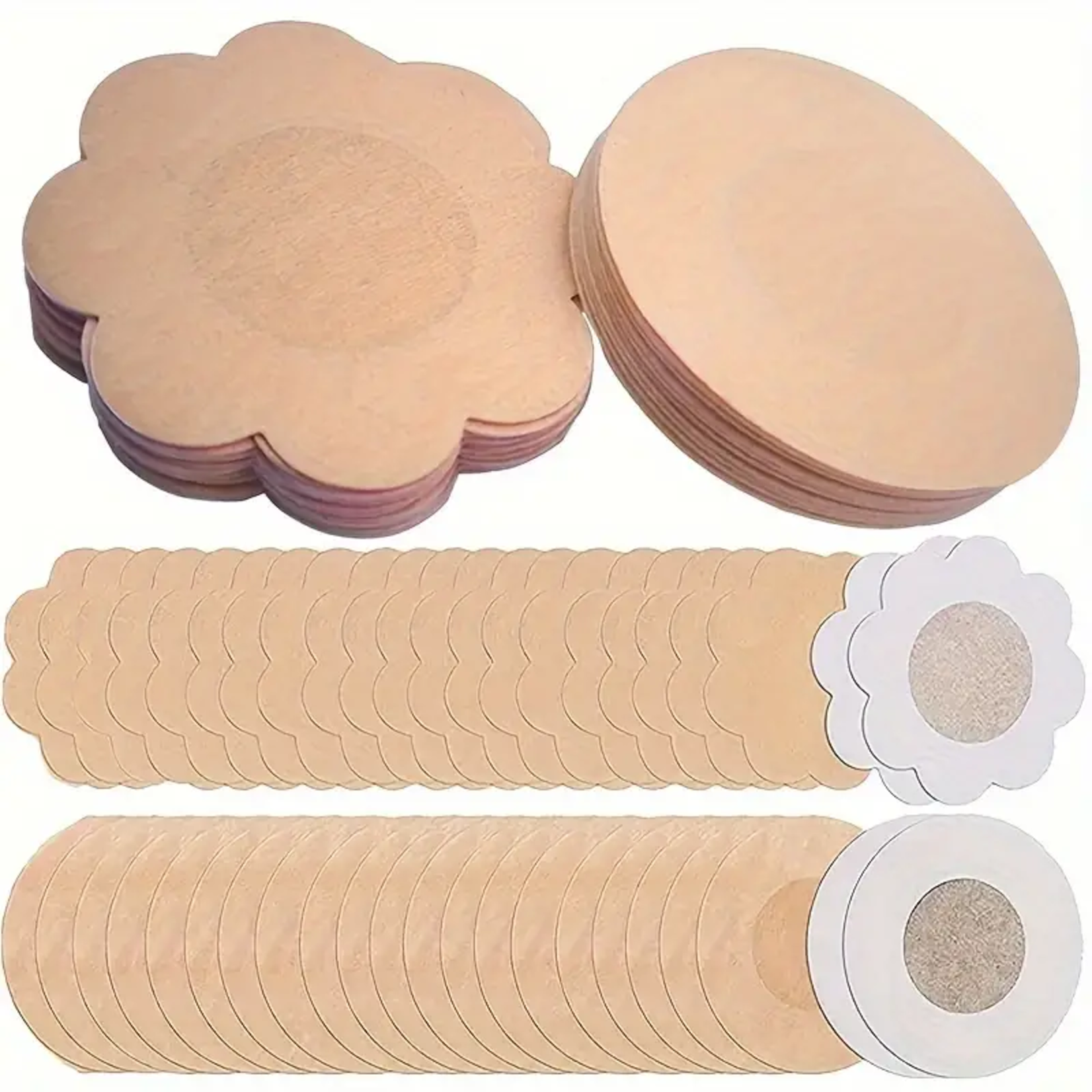 Claypool Dancewear Company AB003 Disposable Nipple Covers - 10 pairs, Petal