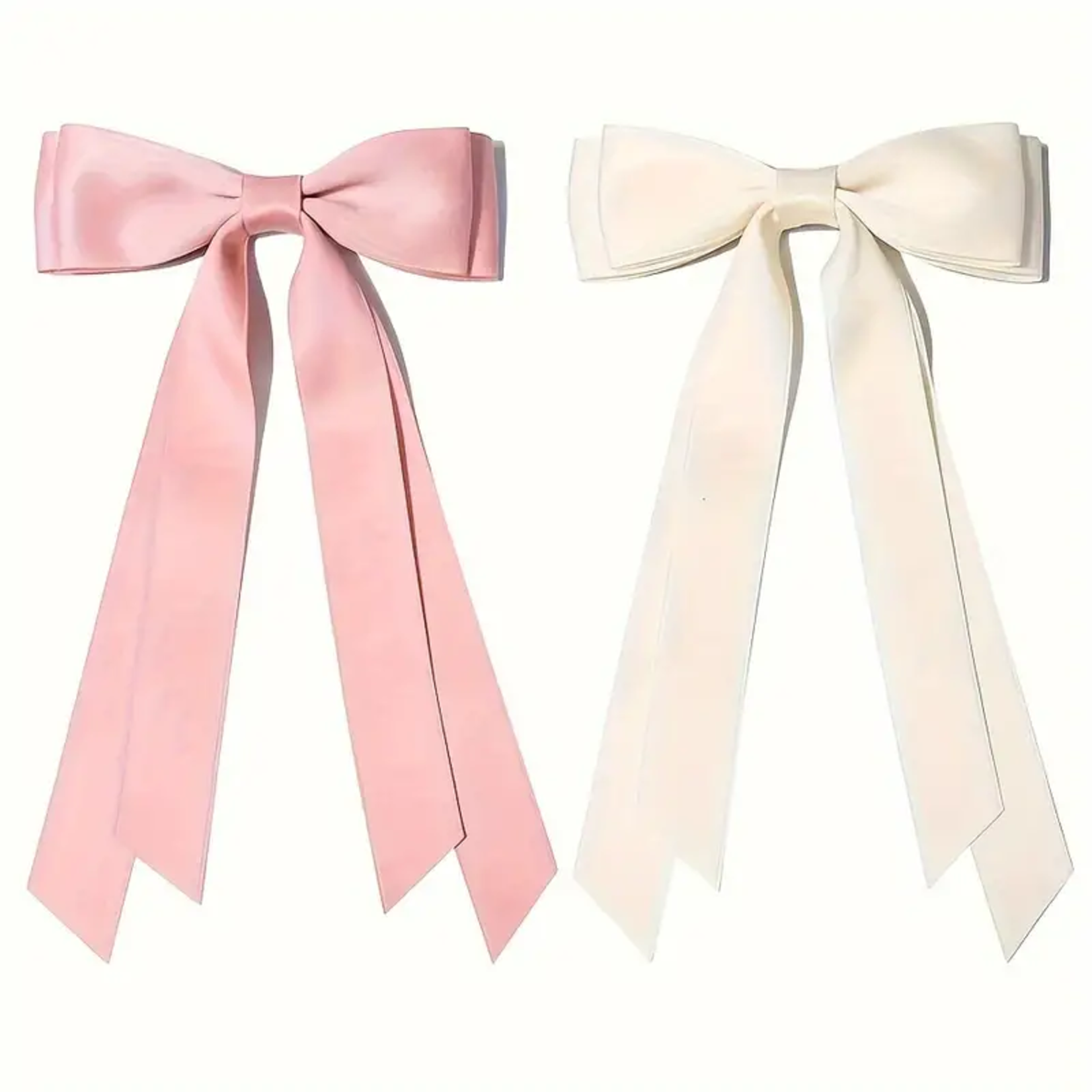 Claypool Dancewear Company AH012 Double-Layer Ribbon Bow Hair Clip