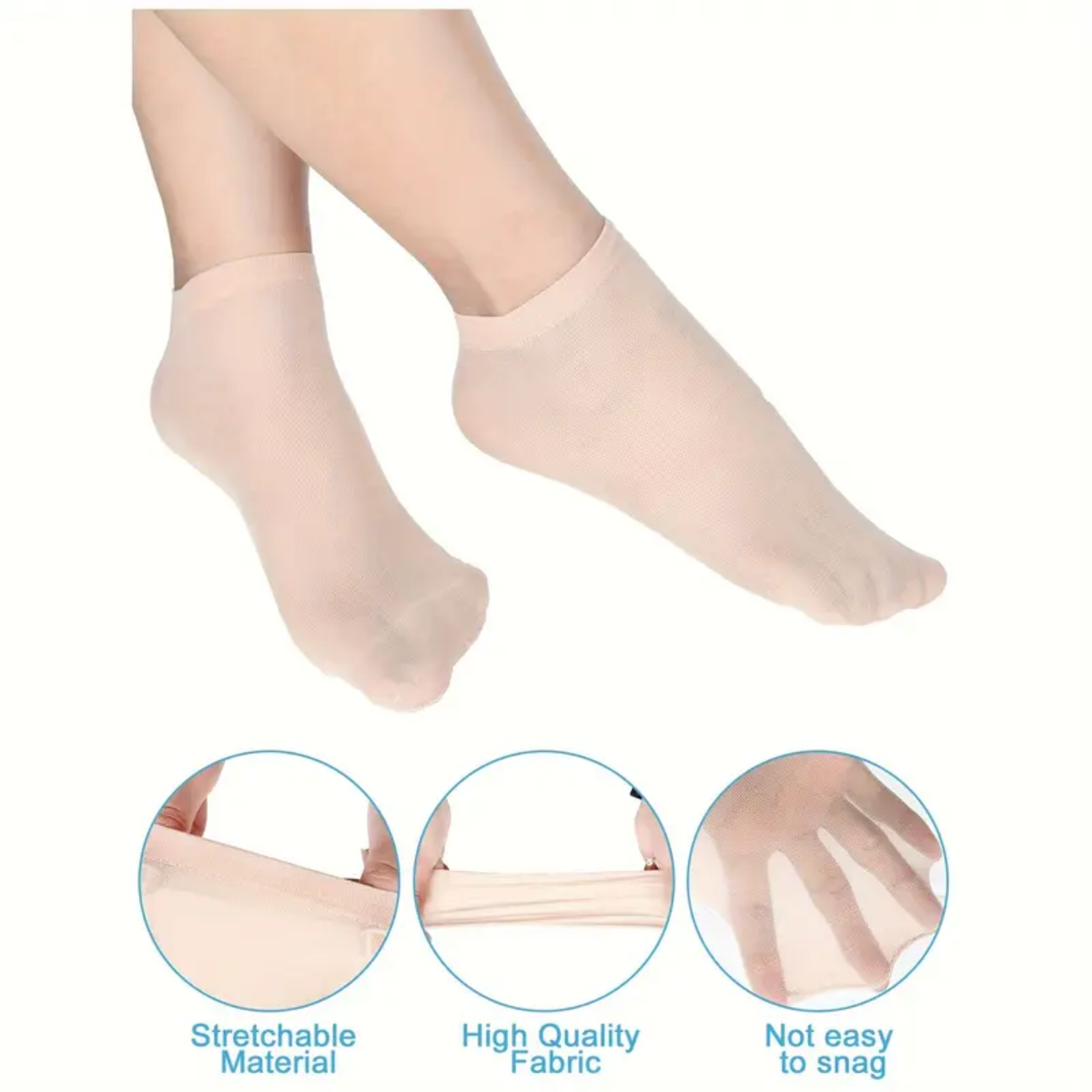 Claypool Dancewear Company AP003 Ankle Tights Socks - 3 pack