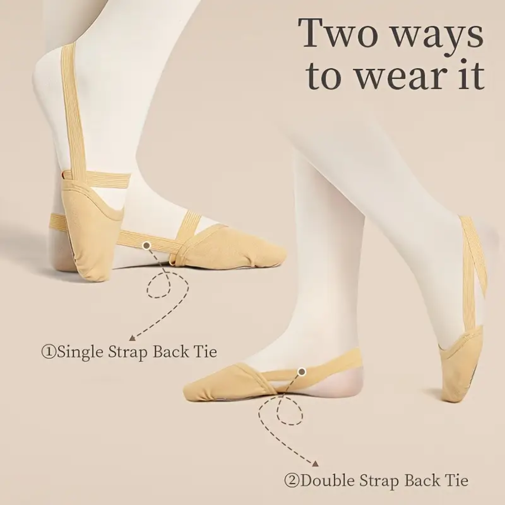 Claypool Dancewear Company SA001 Piqué Half-Sole
