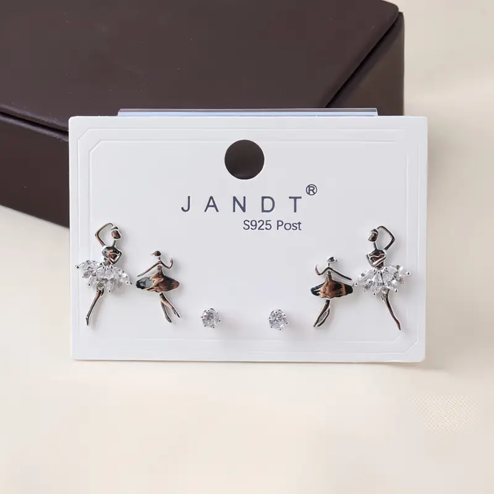 Claypool Dancewear Company AJ001 Ballet Stud Earrings