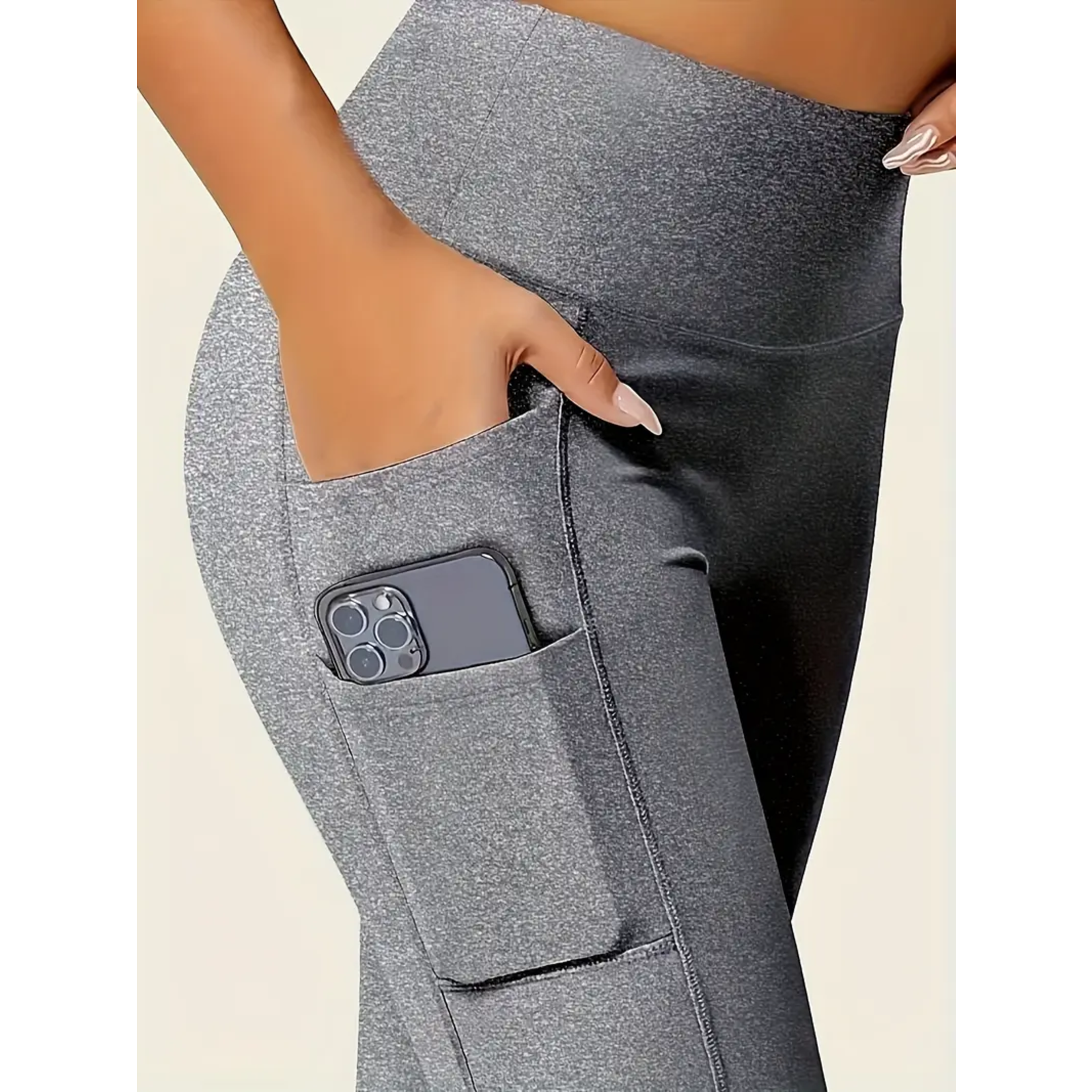 Claypool Dancewear Company WLP001 High-Waisted 3/4 Length Yoga Pants