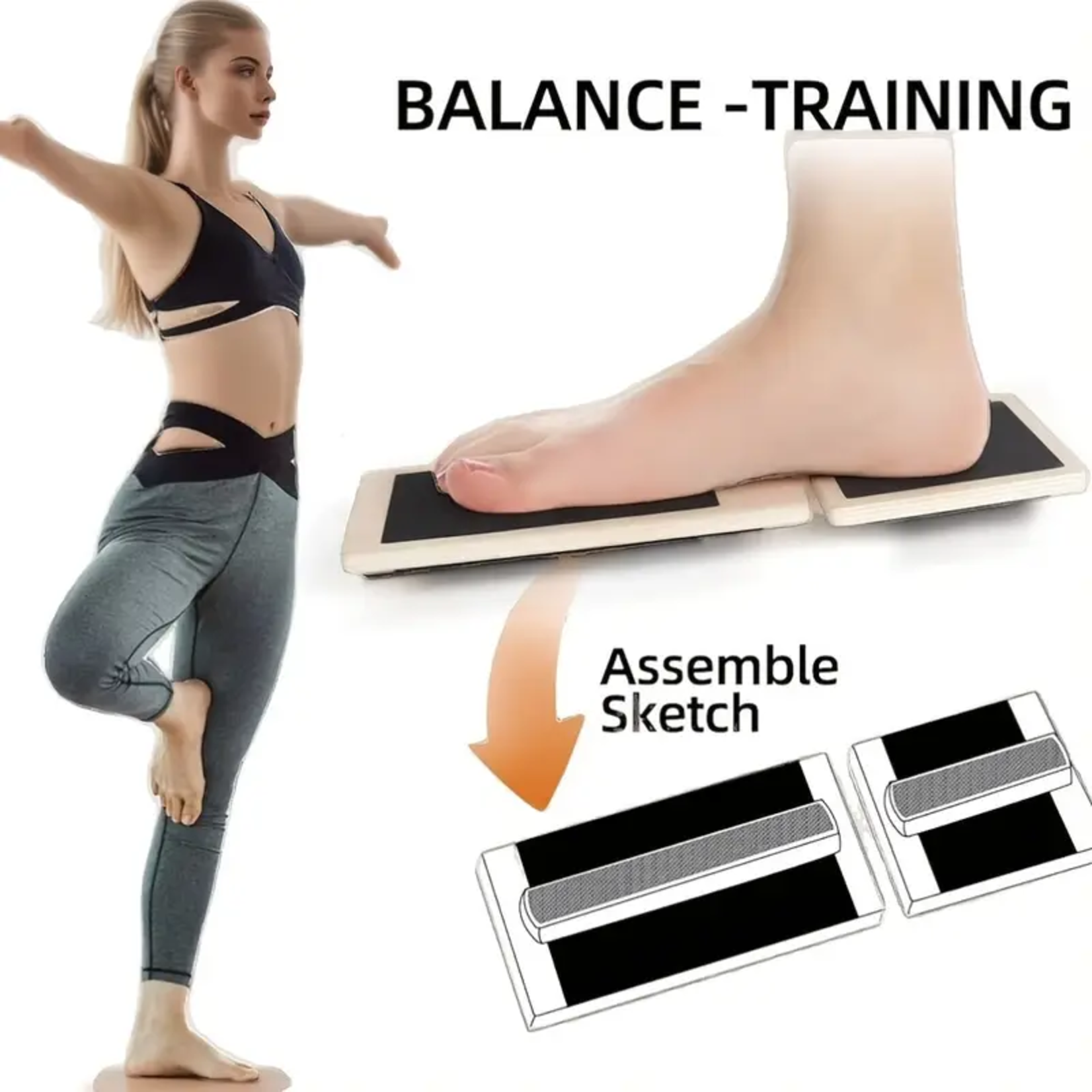 Claypool Dancewear Company AT007 Split Balance Board