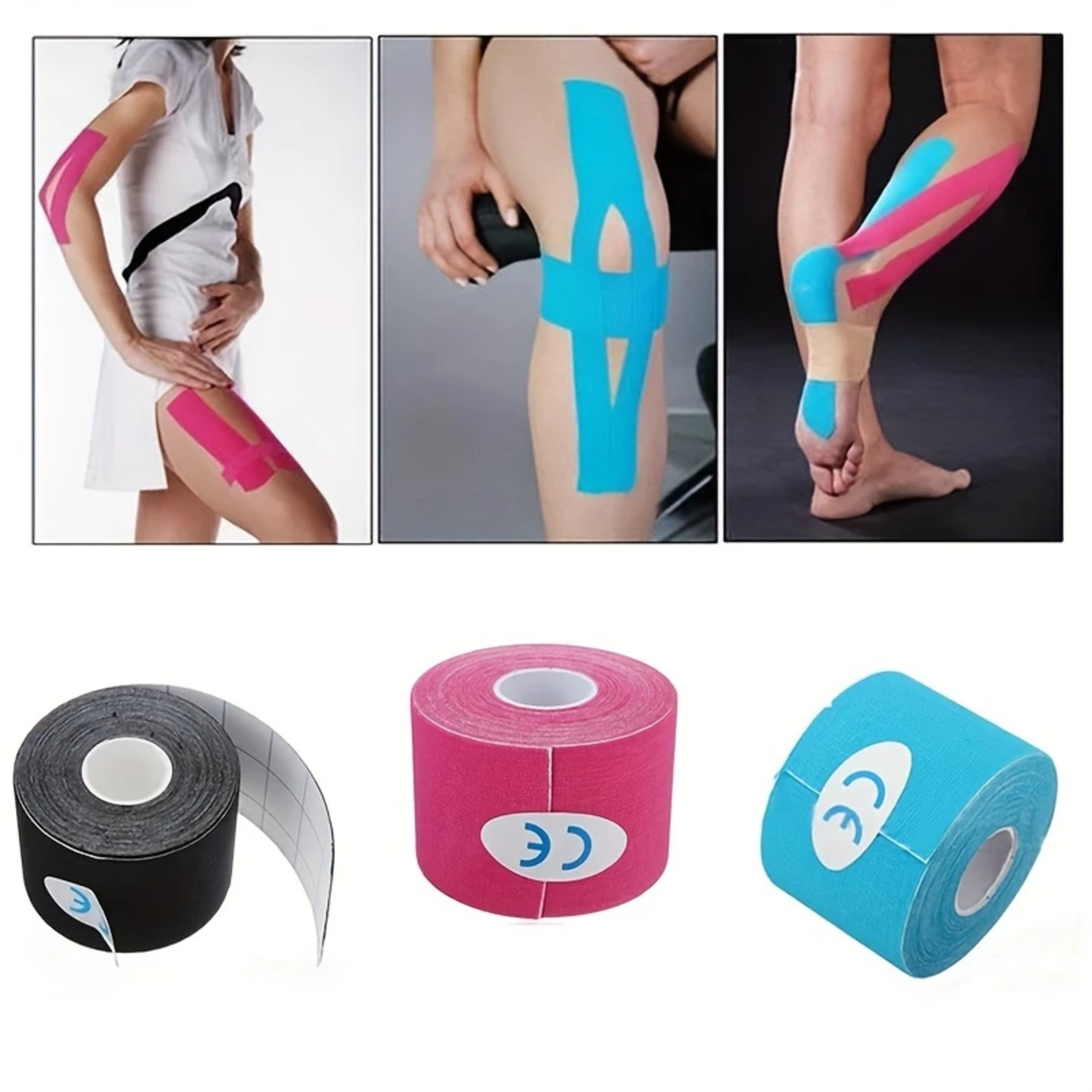 Claypool Dancewear Company AT012 Kinesiology "KT" Tape - Lt Beige