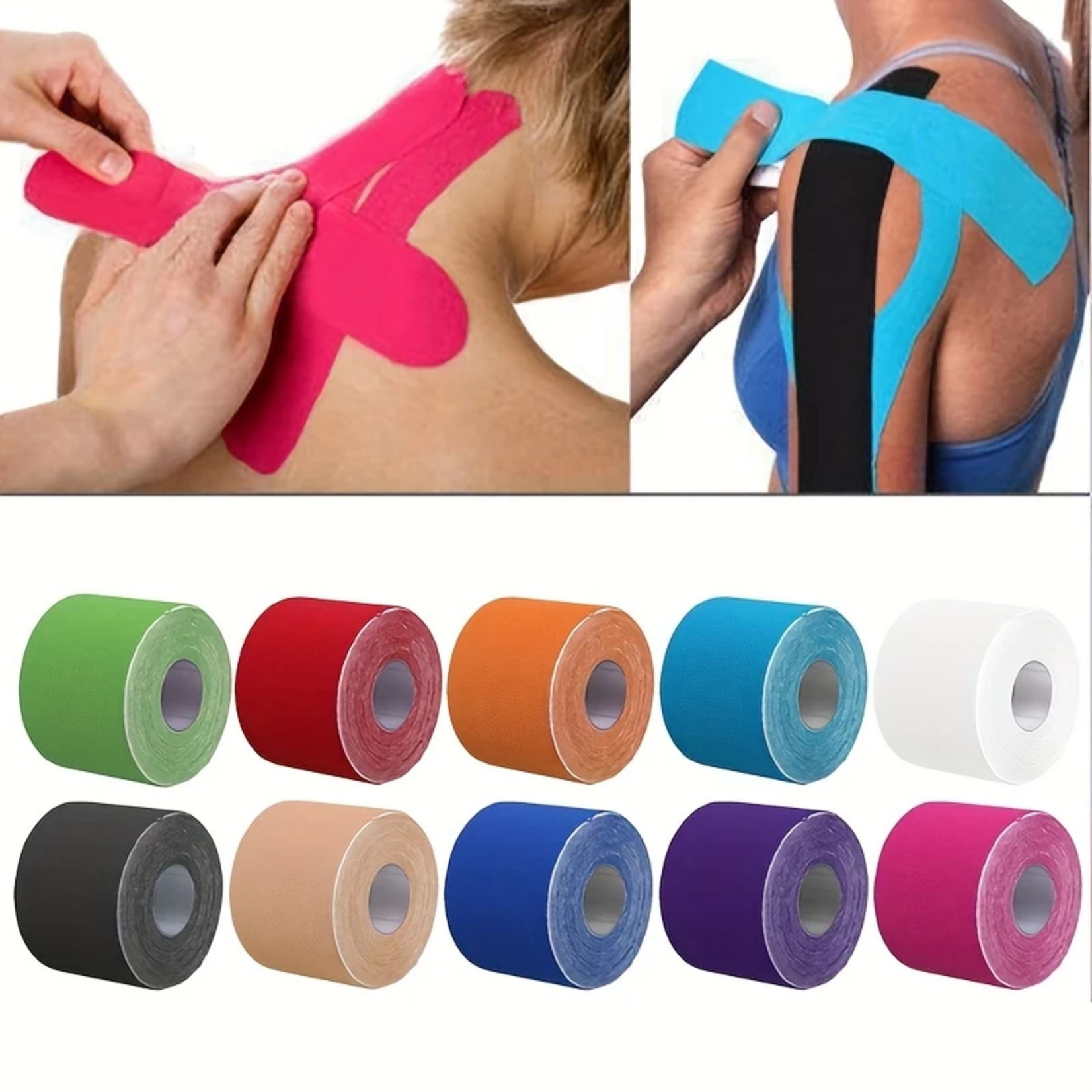 Claypool Dancewear Company AT012 Kinesiology "KT" Tape - Lt Beige