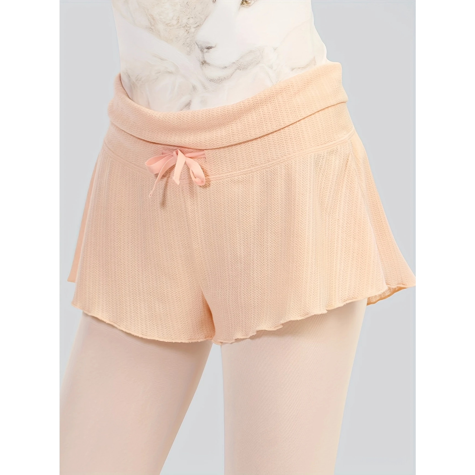 Claypool Dancewear Company WW001 High-Waist Flared Ballet Shorts
