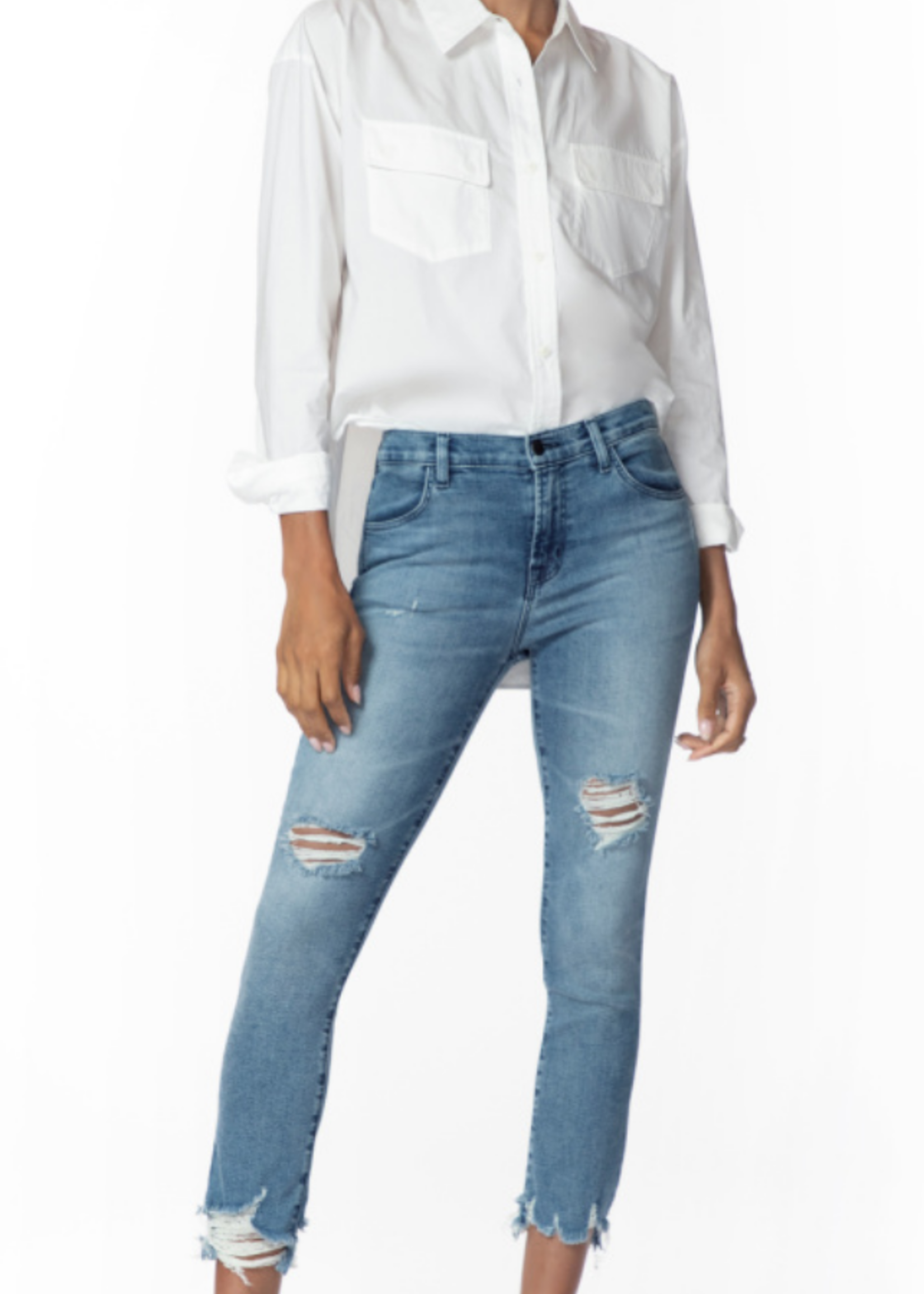 J Brand ALANA HIGH RISE CROP SKINNY