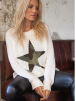 WOODEN SHIPS CAMO STAR RAGLAN CREW