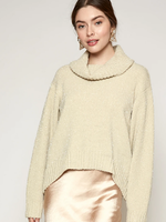 Lucy Paris RINI CHUNKY METALLIC SWEATER