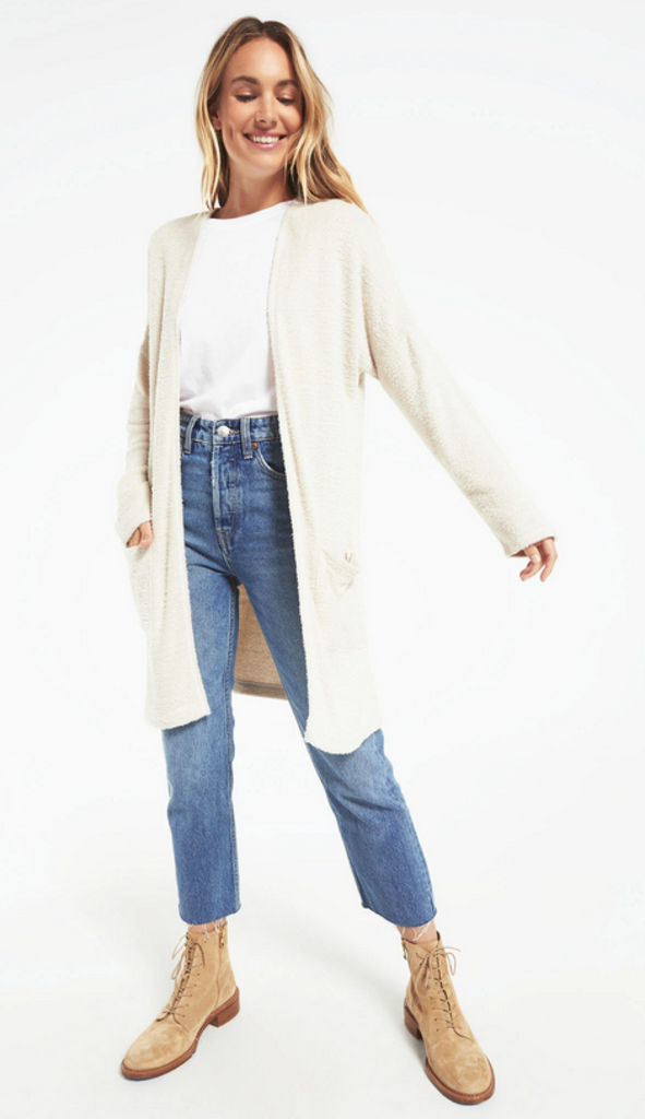 Z SUPPLY REMI FEATHER KNIT CARDI