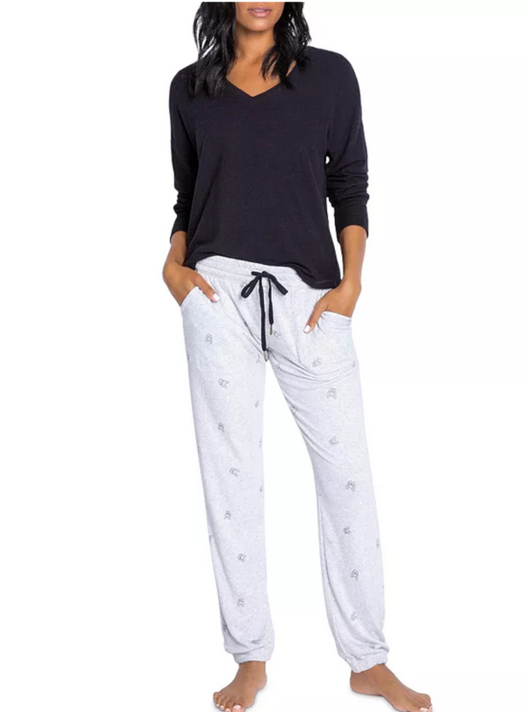 PJ SALVAGE LILY ROSE KNIT JOGGERS