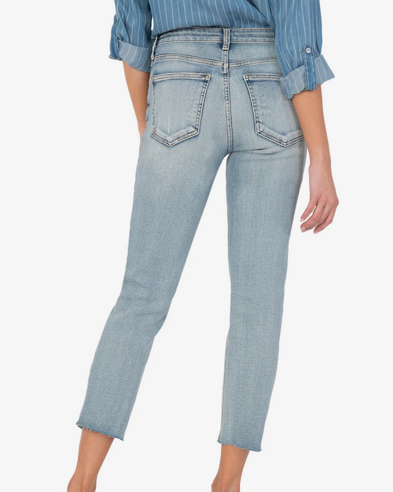 KUT RACHAEL HIGH RISE MOM JEAN