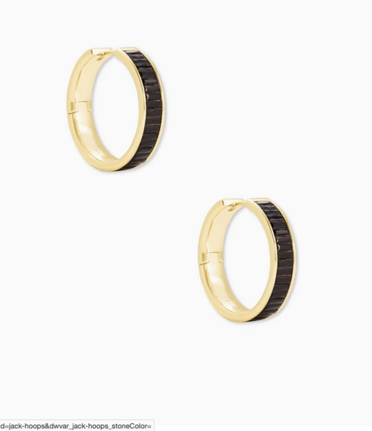 JACK GOLD HOOP EARRINGS