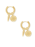 DIRA COIN HUGGIE EARRING