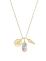 DIRA COIN CHARM NECKLACE