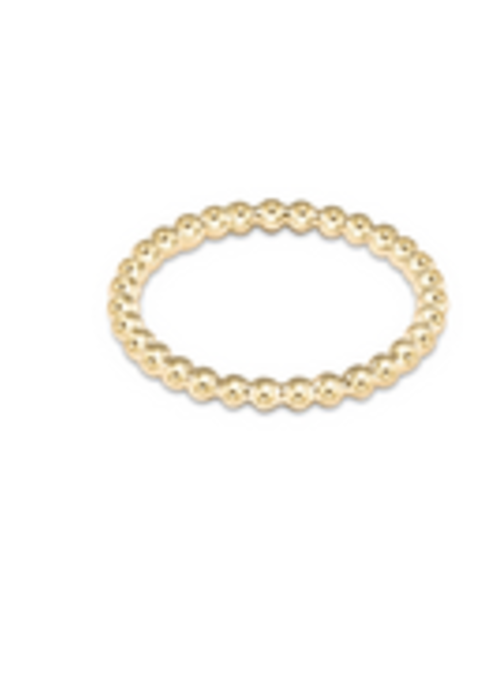 CLASSIC GOLD 1MM BEAD RING