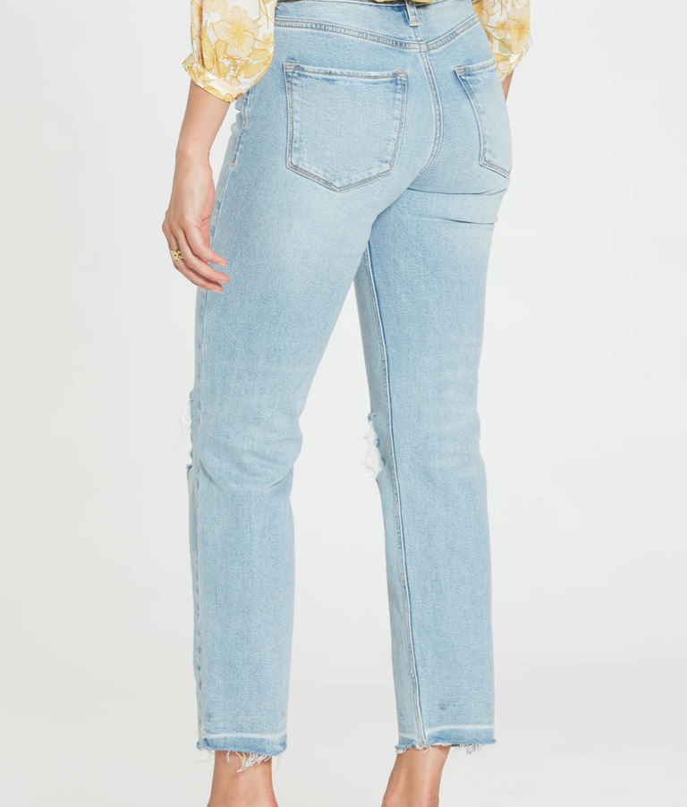 DEAR JOHN 11" SUPER HIGHRISE JODI STRAIGHT JEANS