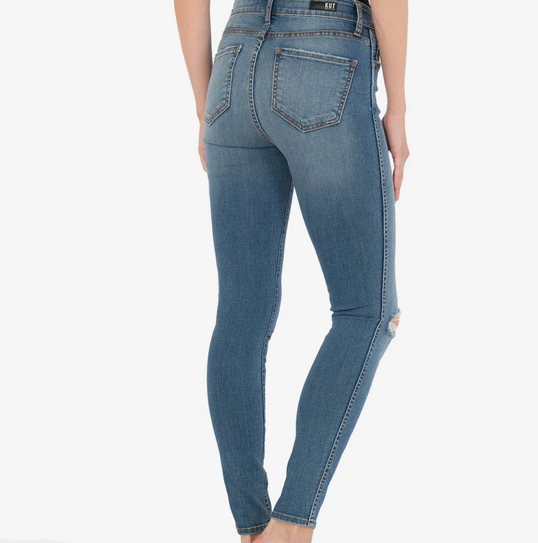 KUT MIA HIG RISE FAB AB SLIM FIT SKINNY