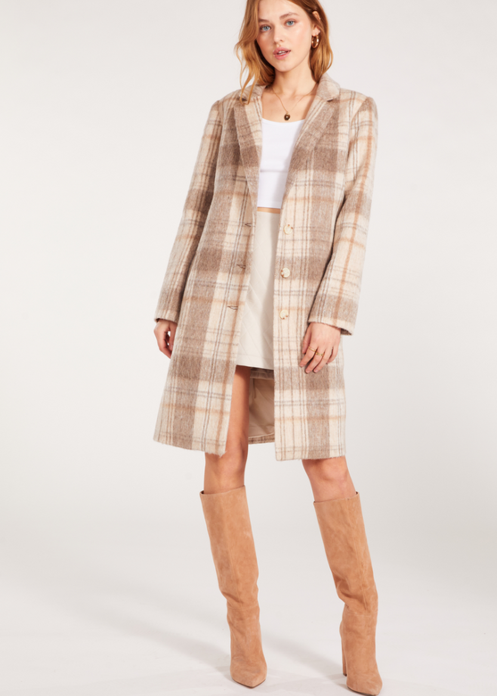 BB Dakota PLAID TO BE SAID COAT