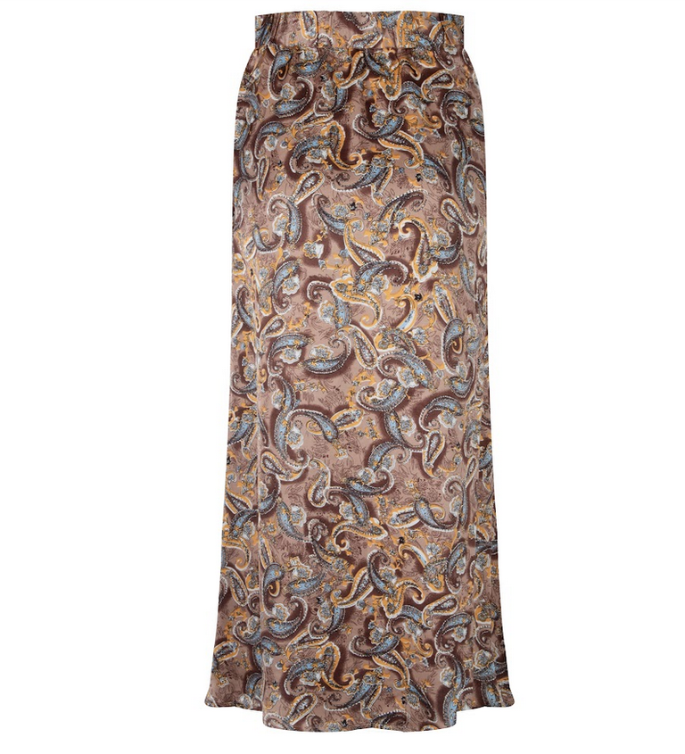 ESQUALO PAISLEY PRINT SKIRT