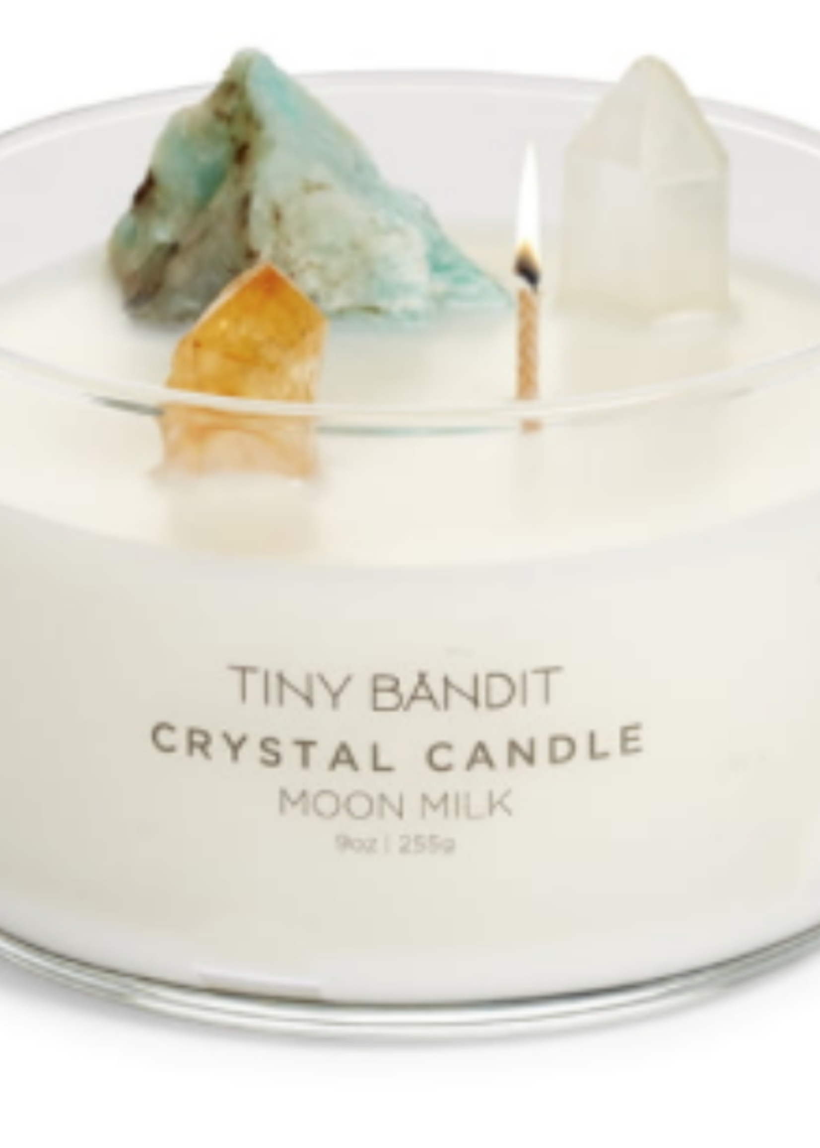 TINY BANDIT CRYSTAL CANDLE 9OZ IN BAG