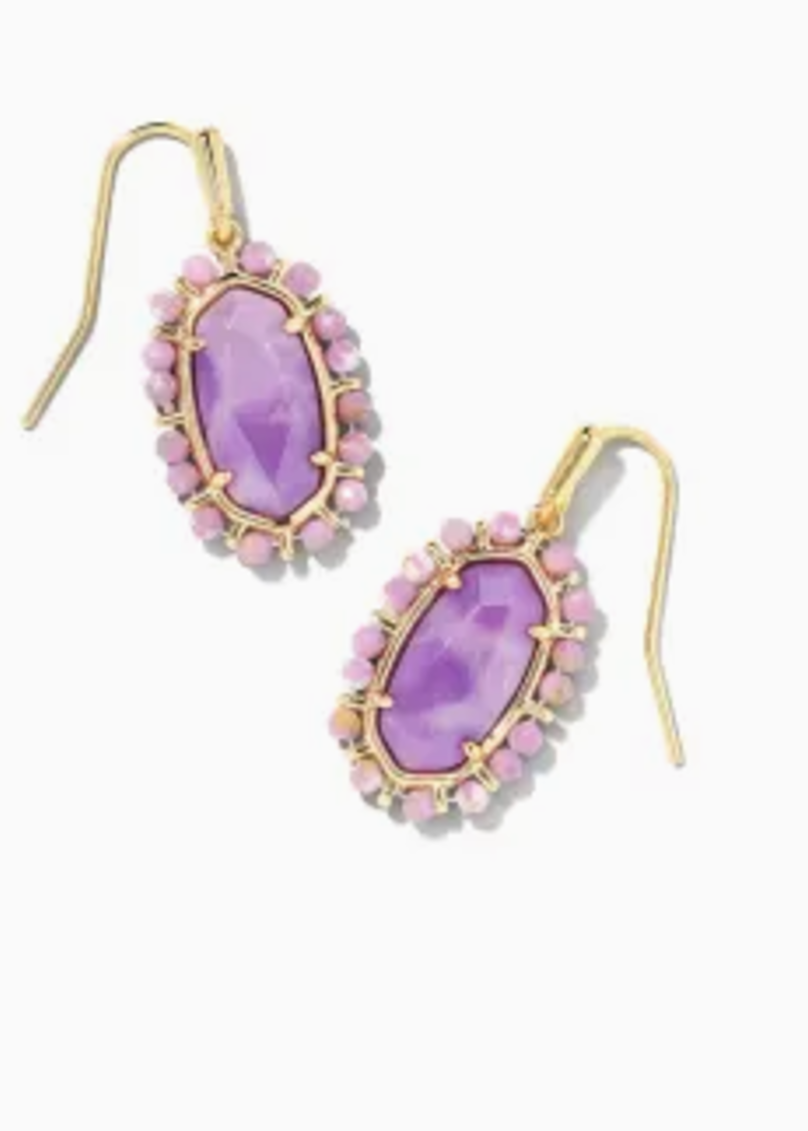 BEADED LEE DROP EARRING