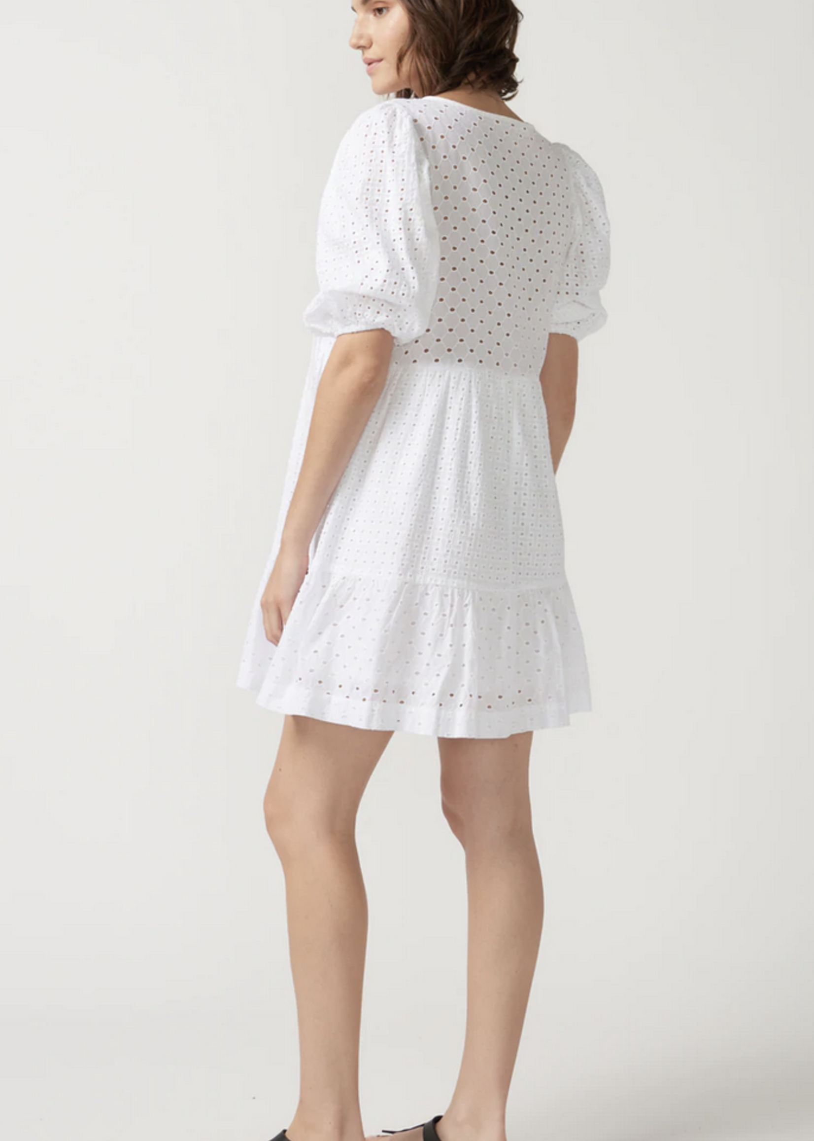 ESTELLA BUTTONED MINI DRESS