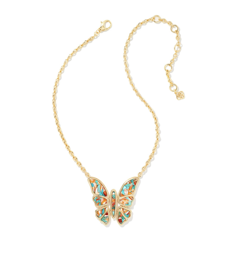 EMBER BUTTERFLY STATEMENT NECKLACE