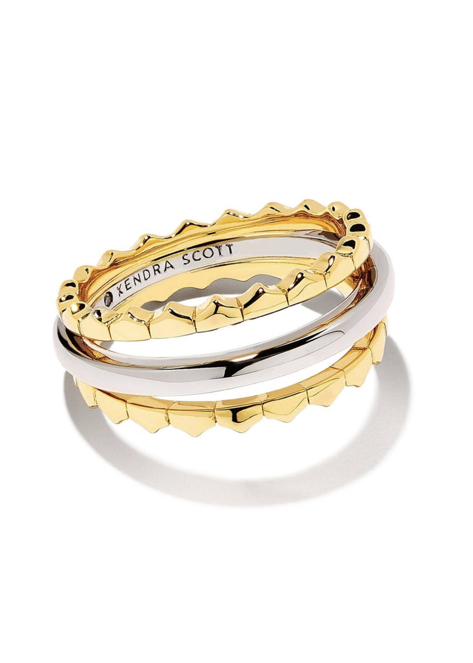 QUINN MIXED METAL TRIPLE BAND RING