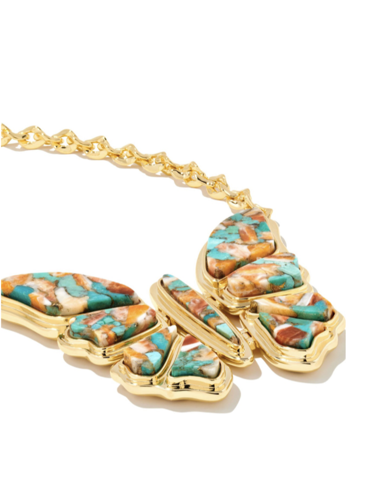 EMBER BUTTERFLY STATEMENT NECKLACE