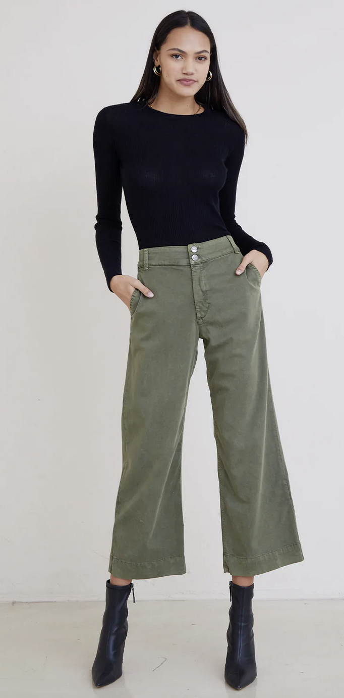 BELLA DAHL SAIGE WIDE LEG CROP PANT