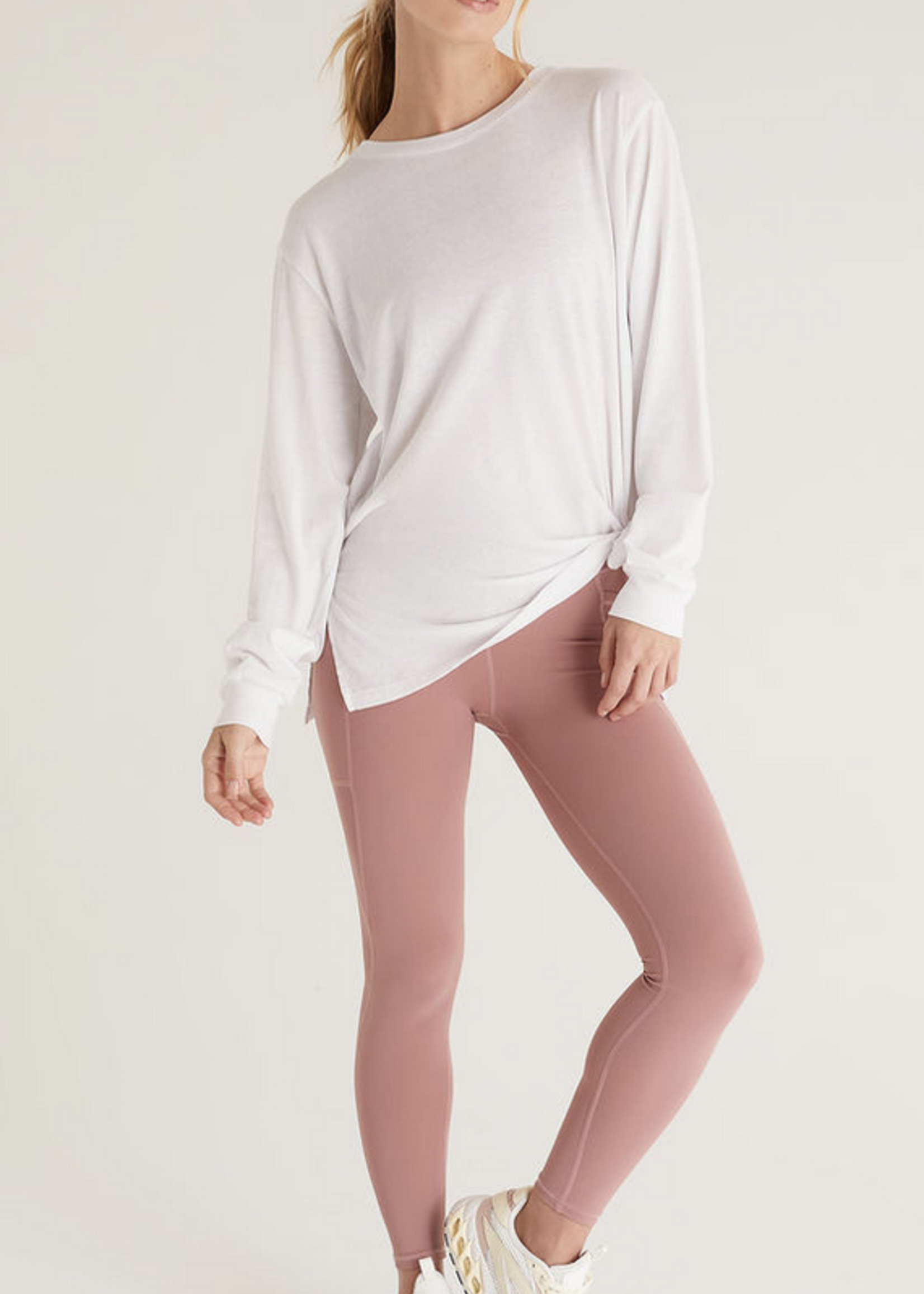 Z SUPPLY ACTIVE COOL DOWN L/S TOP