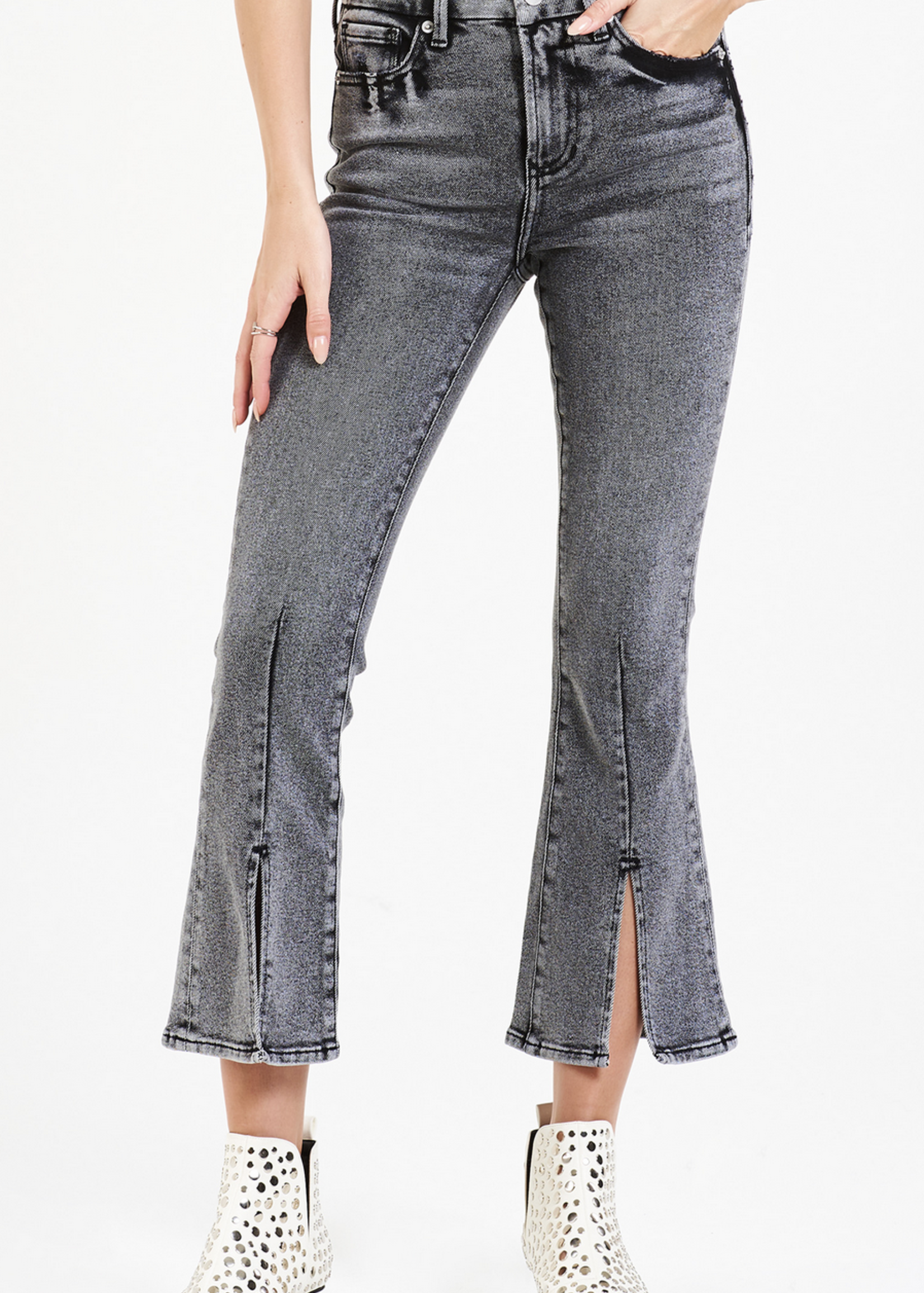 DEAR JOHN JEANNE HIGH RISE CROPPED FLARE