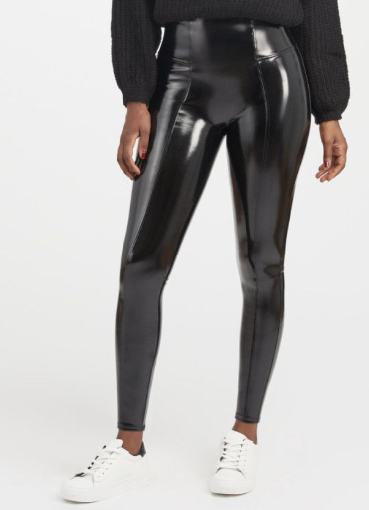 SPANX FAUX PATENT LEATHER LEGGING