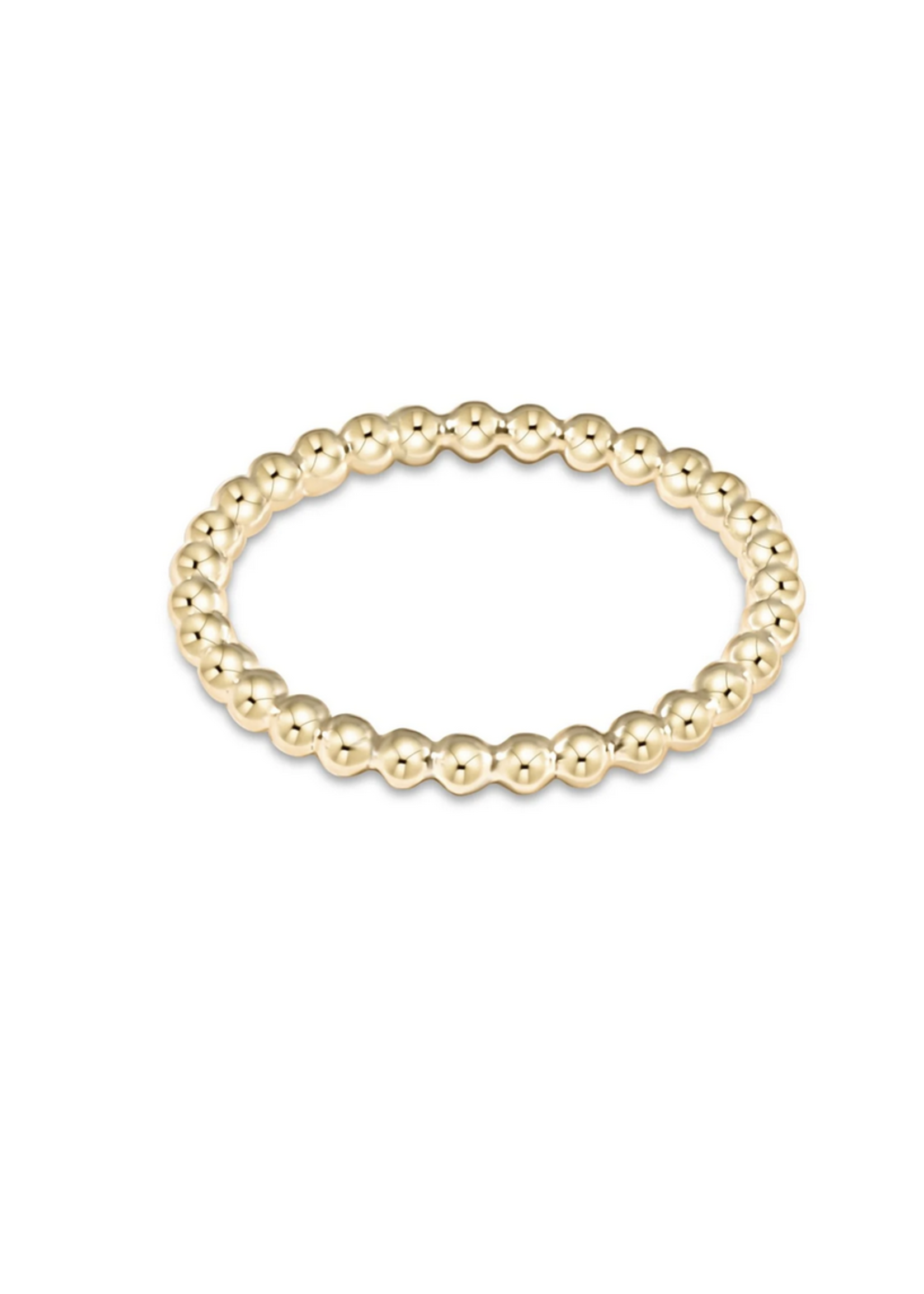 CLASSIC GOLD 2MM BEAD RING